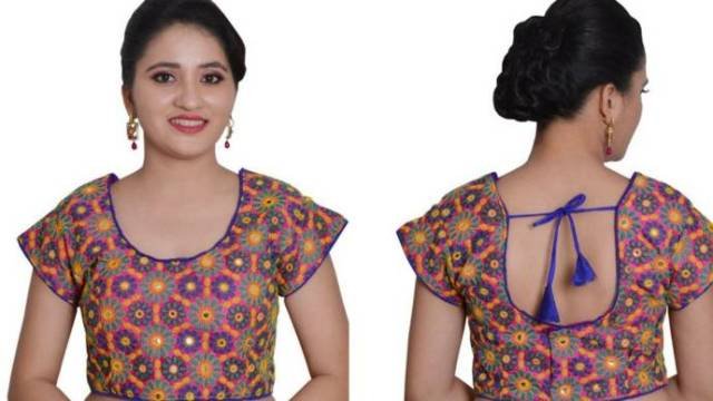 Best-mirror-work-blouse-design