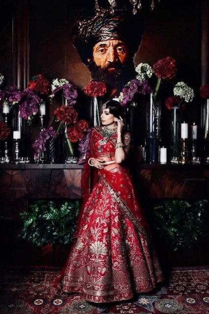 Red-Traditional-Bridal-Lehenga