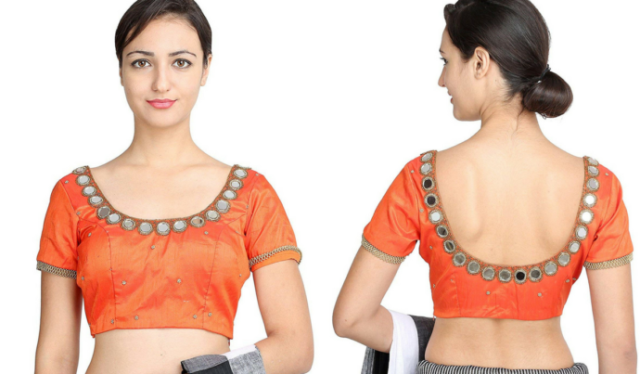 Tangy-shaded-mirror-work-blouse