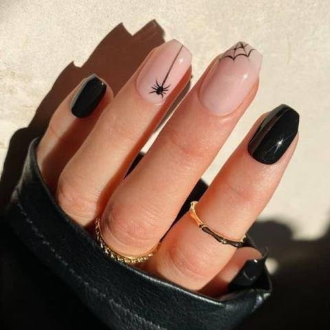 Halloween-Short-Coffin-Nails