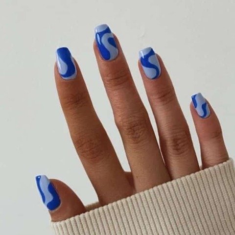 Impressive-Blue-Short-Coffin-Nails