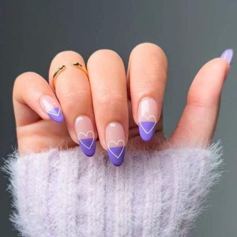 Purple-Short-Coffin-Nails