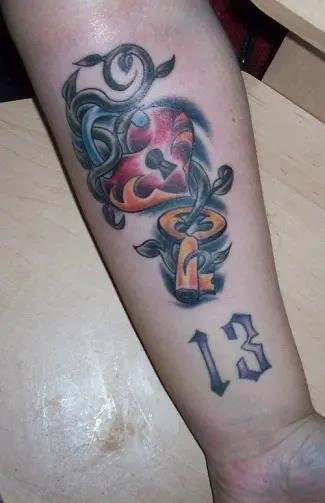 key-tattoo-design