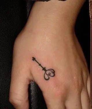 simple-key-tattoo-designs