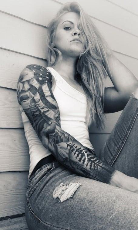 Amazing-American-Flag-Sleeve-Tattoo