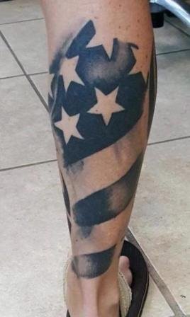 American-Flag-Calf-Tattoos-1