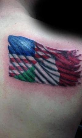 American-Italian-Flag-Tattoo-1