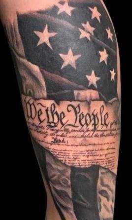 Black-And-Grey-American-Flag-Tattoo-1