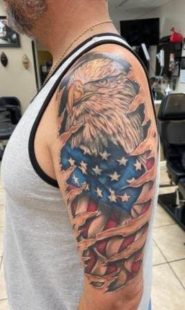 Half-Sleeve-American-Flag-Forearm-Tattoo-1