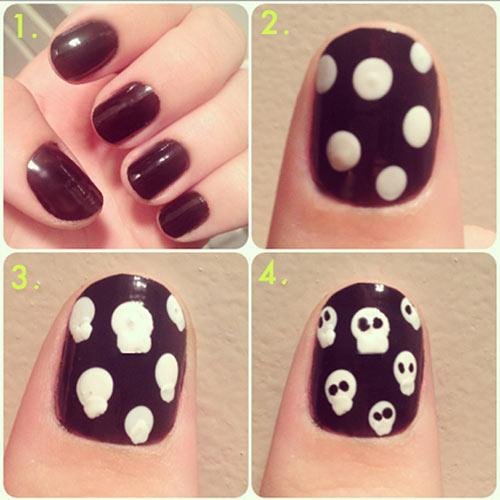 Halloween-Skulls-Nail-Art