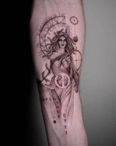 Medusa-with-a-twist-tattoo