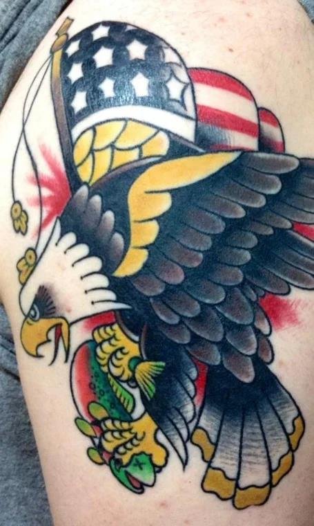 Modern-American-Flag-Eagle-Tattoo