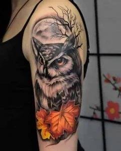 Owl-Howl-tattoo-designs