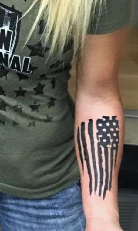 Stylish-American-Flag-Arm-Tattoo