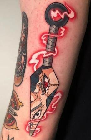 Naruto-Kunai-Tattoos-Designs