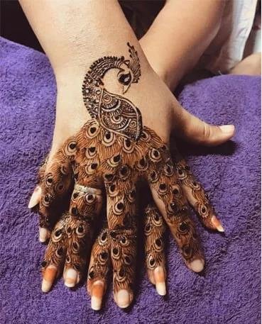 Peacock-Mehndi