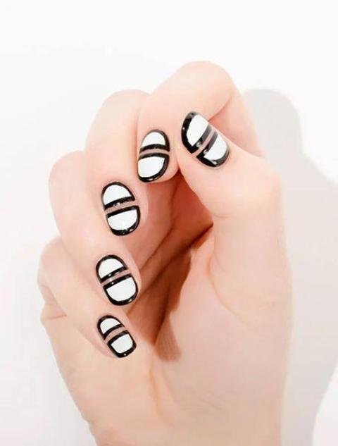 Black-and-White-Nail-Designs