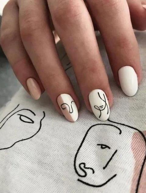 Cute-White-Nail-Designs