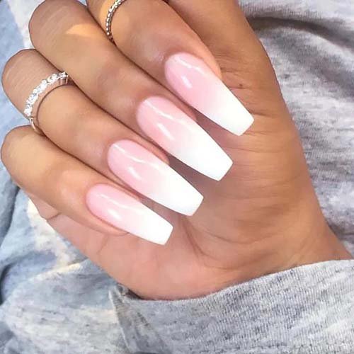 Pink-and-White-Ombre-Nails-Designs