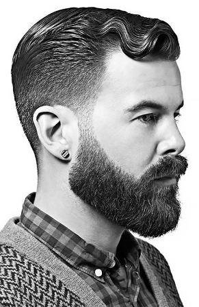 Taper-Fade-with-Beard-Haircuts