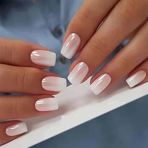 White-Ombre-Nails-Designs