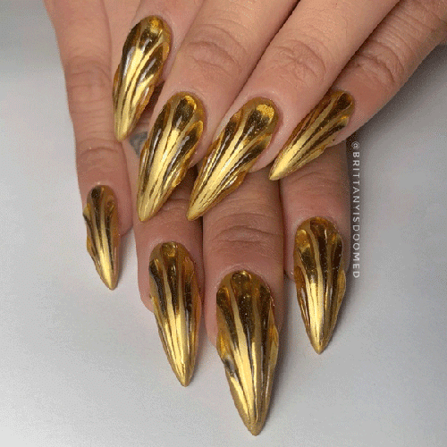 Good As Gold Nail Art Designs