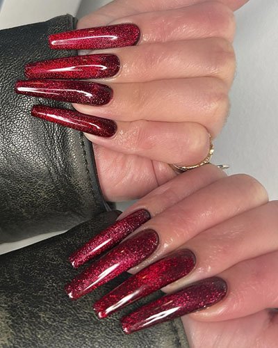 Red Siren Nail Ideas