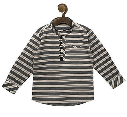 Striped Kurta Shirt for Kid Boys