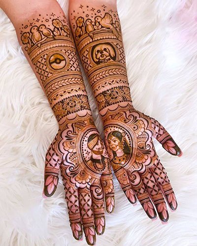 Cute Full Hand Mehendi